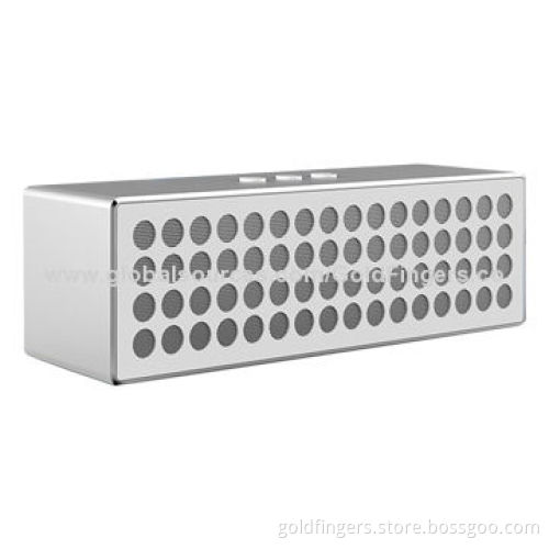 NFC Bluetooth Speaker, Handsfree with Mic, 2*3W Output/1,500mAh Lithium Battery/Full Metal Casing
